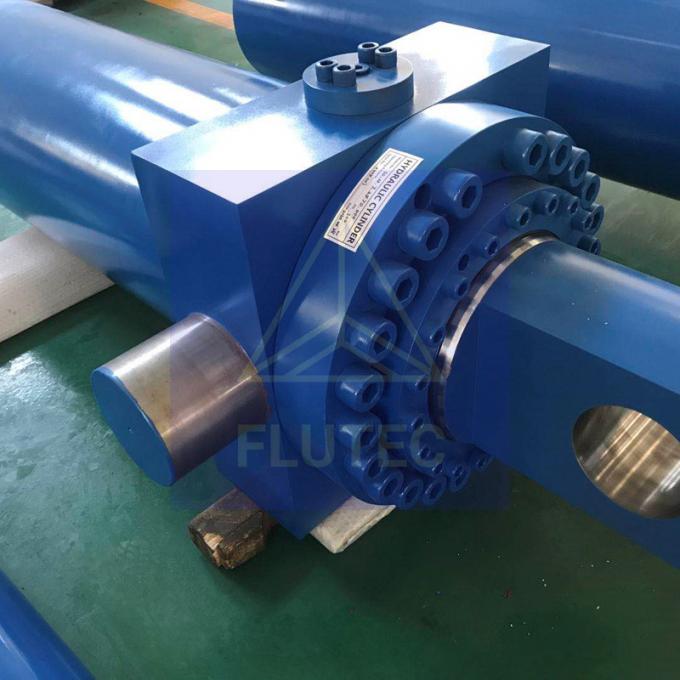 Cylindres hydrauliques personnalisés pour charges lourdes Test de pression à 100% pour le cisaillement des déchets métalliques 0