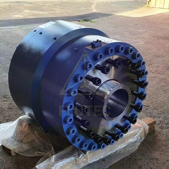 Test de pression à 100% cylindre hydraulique à piston creux pour l'industrie des ponts 0