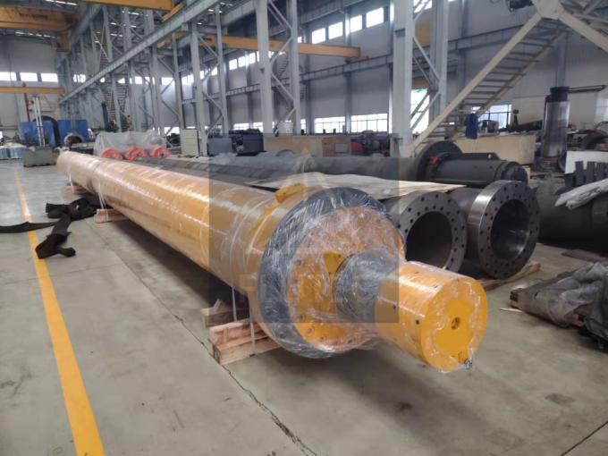Cylindres hydrauliques personnalisés de haute précision 40MPa pour usine de ciment 4