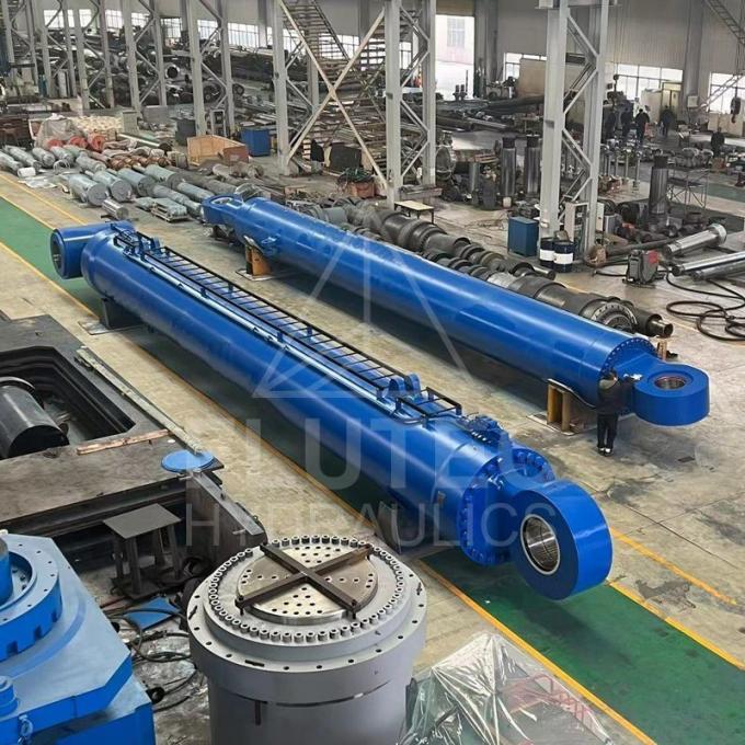 Cylindre hydraulique de presse marine à double action pour système d'accélération en mer 0