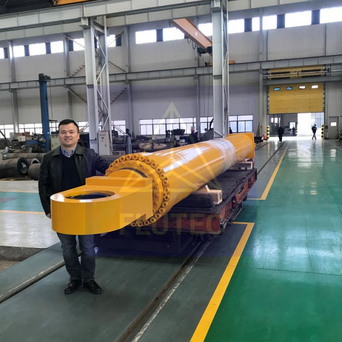 Cylindre hydraulique à double action en acier au carbone certifié ISO9001 2