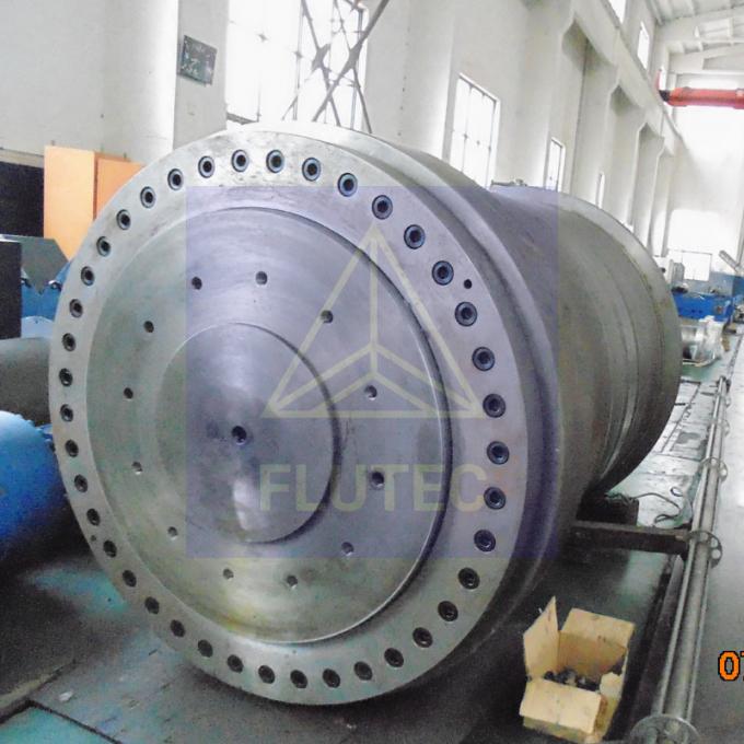 ISO9001 Cylindre hydraulique personnalisé de 4000 tonnes à grande profondeur pour plateforme de levage 1