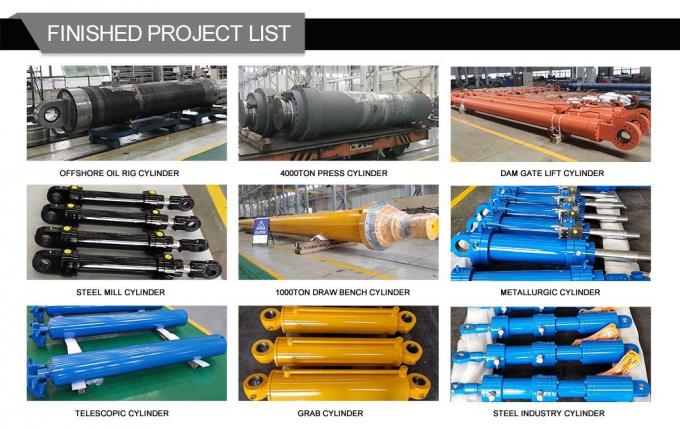 Flutec cylindre hydraulique à grande profondeur à taille longue pour cisaillement 4
