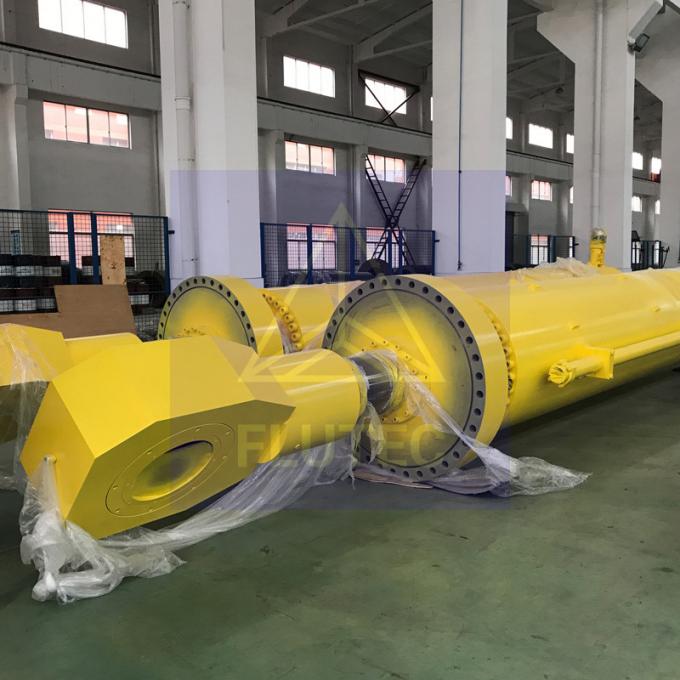 Cylindre hydraulique à longue course en acier au carbone pour une centrale hydroélectrique 1