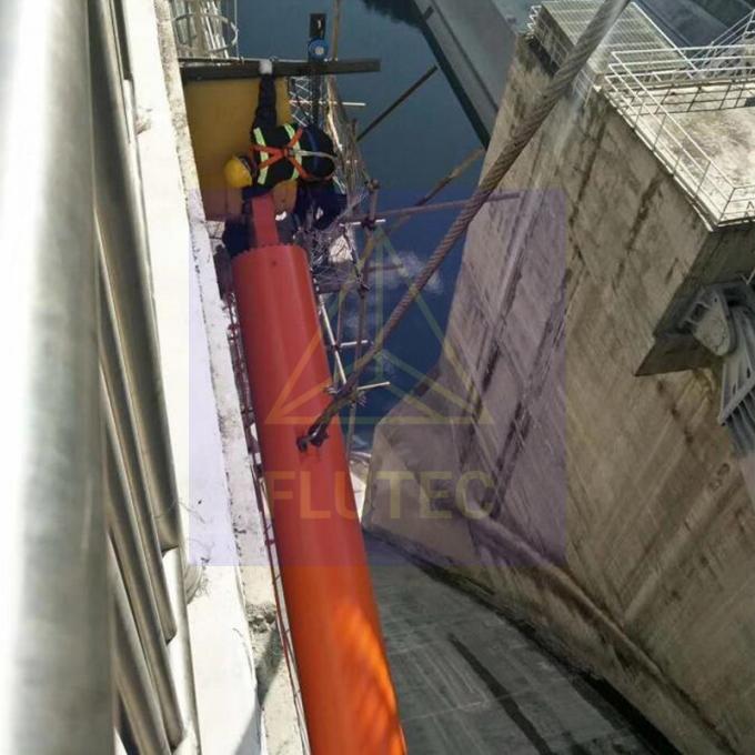 Test de pression à 100% de la centrale hydroélectrique Cylindre de la porte de barrage pour presse hydraulique 1