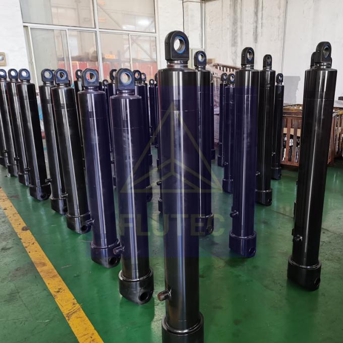 Cylindre de presse hydraulique télescopique personnalisé pour plateforme de décharge 0