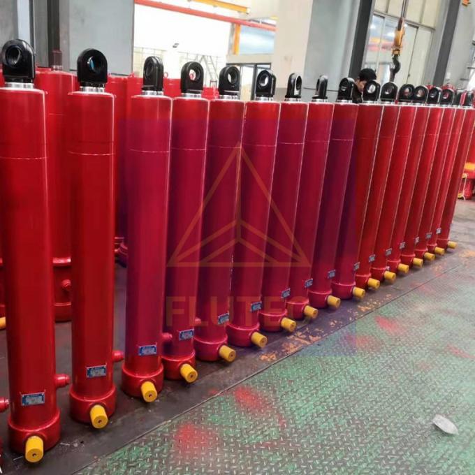 Cylindre de presse hydraulique télescopique personnalisé pour plateforme de décharge 1