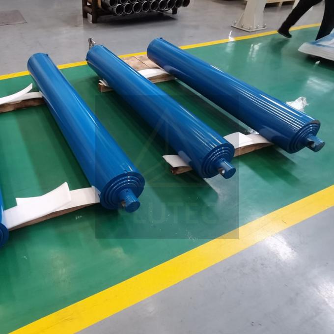 4 étapes cylindre hydraulique télescopique à double action pour gantry hydraulique 1