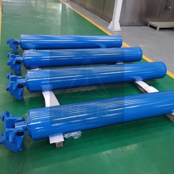 4 étapes cylindre hydraulique télescopique à double action pour gantry hydraulique 0