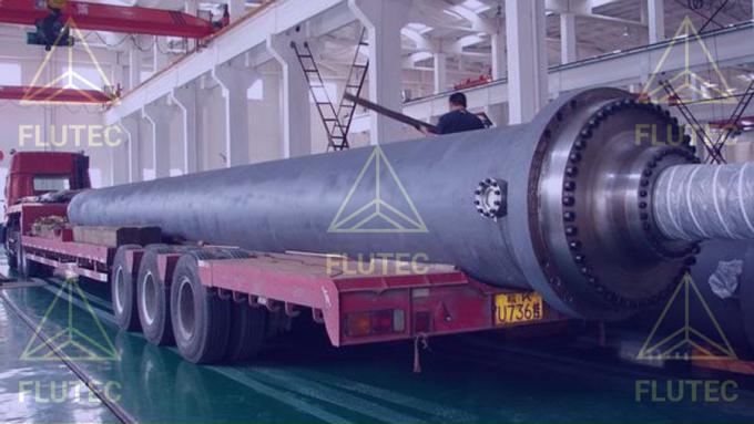 Cylindre hydraulique télescopique à longue course personnalisé pour plateforme de forage offshore 1
