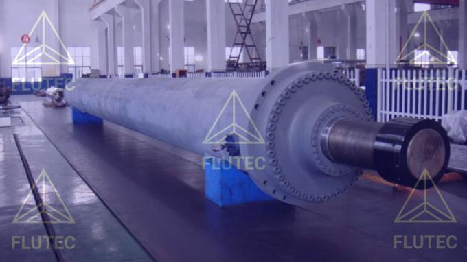 Cylindre hydraulique télescopique à longue course personnalisé pour plateforme de forage offshore 0