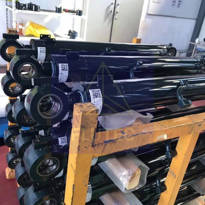 Équipement mobile Cylindre hydraulique en acier au carbone à double action Type de piston 0
