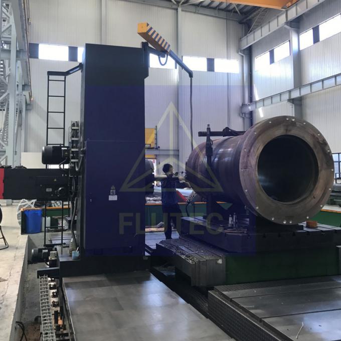 Test de pression à 100% pour le tube de cylindre de presse hydraulique de 600 tonnes 4