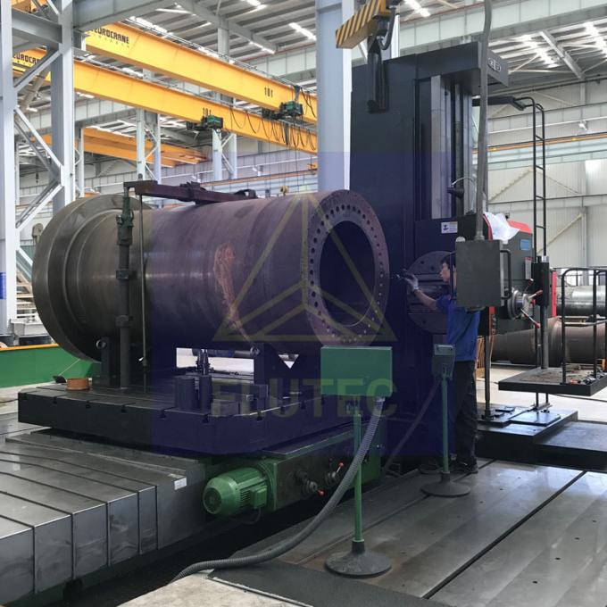 Test de pression à 100% pour le tube de cylindre de presse hydraulique de 600 tonnes 2