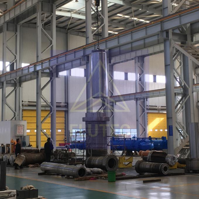 Test de pression à 100% pour le tube de cylindre de presse hydraulique de 600 tonnes 5
