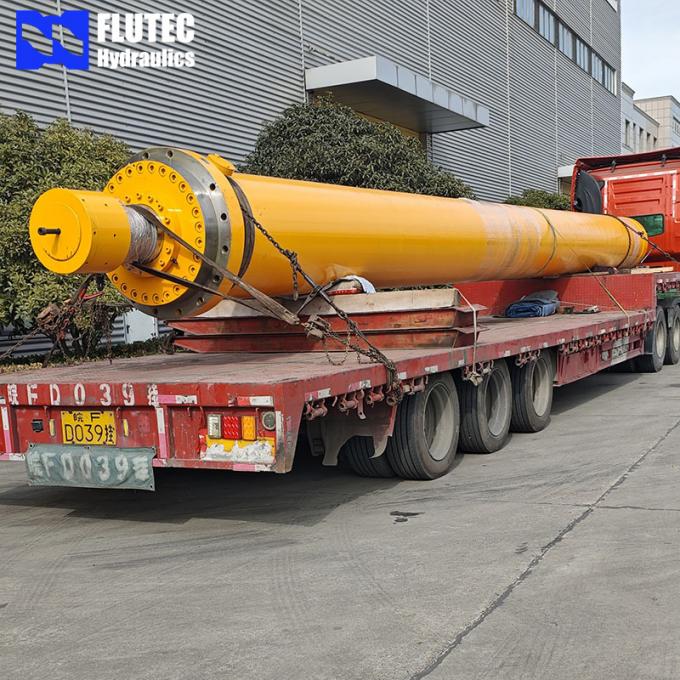 Bore760xRod380xStroke12000 Cylindre hydraulique pour une ligne de production hydraulique de tirage à froid 1