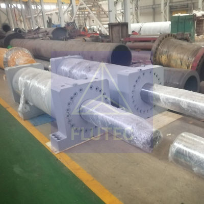 Cylindres hydrauliques à double action personnalisés en acier au carbone pour l'industrie sidérurgique
