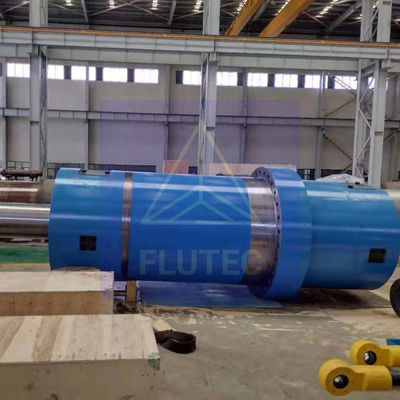 Cylindre hydraulique à grande profondeur de 400 tonnes à pression moyenne