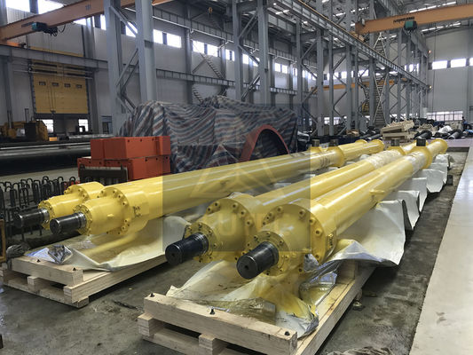 Cylindre hydraulique de levage personnalisé de 40 MPa pour porte de déversement / machine à tondre