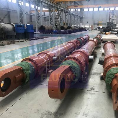 Cylindre hydraulique à longue course sur mesure pour barrage d'eau