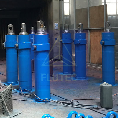 Cylindre de presse hydraulique télescopique sur mesure pour plateforme d'inclinaison