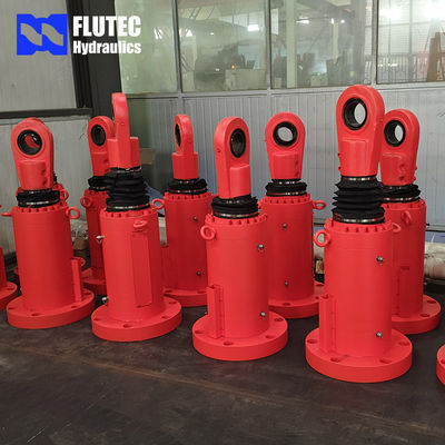 Cylindres hydrauliques industriels lourds sur mesure Options de diamètre de forage et de tige
