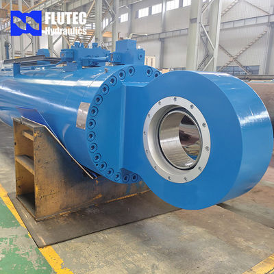 Luffing Offshore Piling Barge Cylindre hydraulique marin avec piston différents traitements de surface