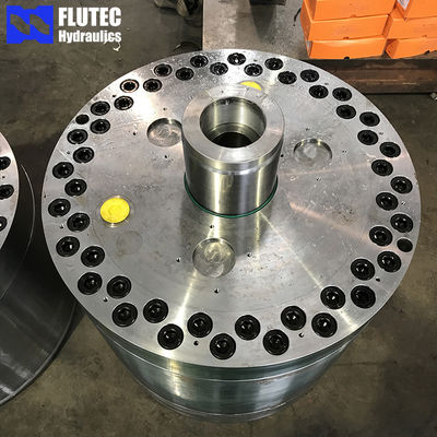 Cylindre hydraulique à tiges creuses pour presse de moulage